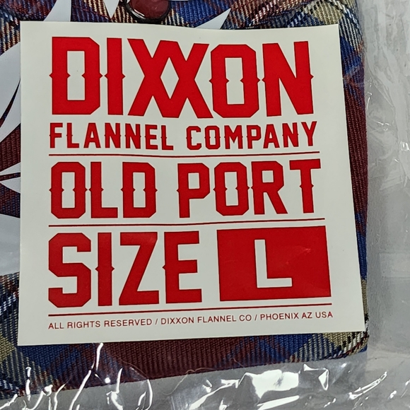 DIXXON Flannel - OLD PORT - Women's Large - Picture 8 of 11